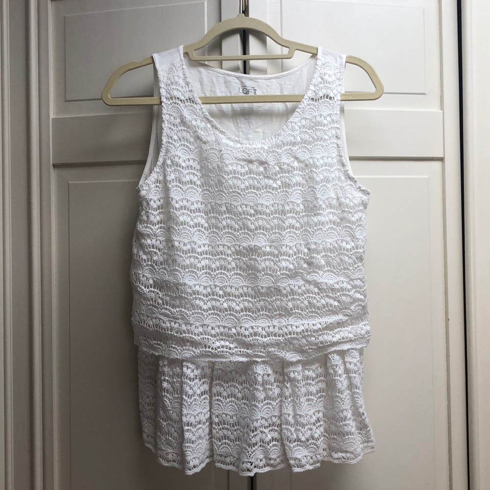 Lace tank top